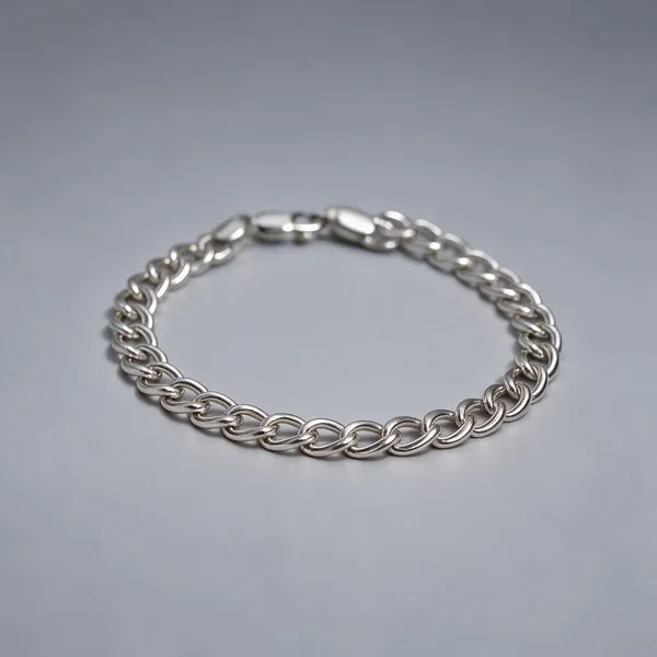 925_Sterling_Silver_Chain_Link_Bracelet_For_Men
