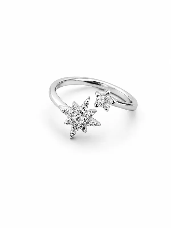 925_Sterling_Silver_Celestial_Star_Adjustable_Ring_For_Women