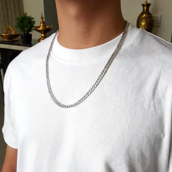 925_Sterling_Silver_Classic_Chain_For_Men