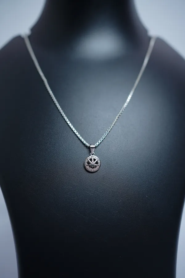 925_Sterling_Silver_Star_Crystal_Pendant_For_Women