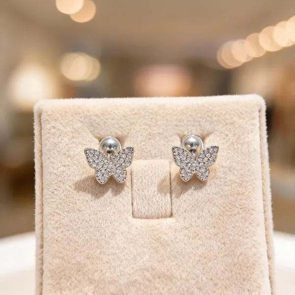 925_Sterling_Silver_Butterfly_Dual-Face_Earrings_For_Women