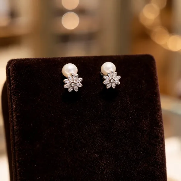 925_Sterling_Silver_Pearl_Bloom_Dual-Face_Earrings_For_Women
