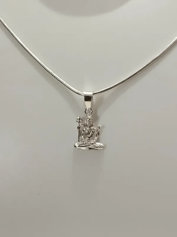 925_Sterling_Silver_Shiva_Pendant_For_Women