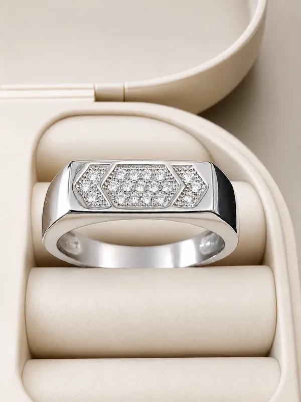 925_Sterling_Silver_Vanguard_Arrow_Ring_For_Men