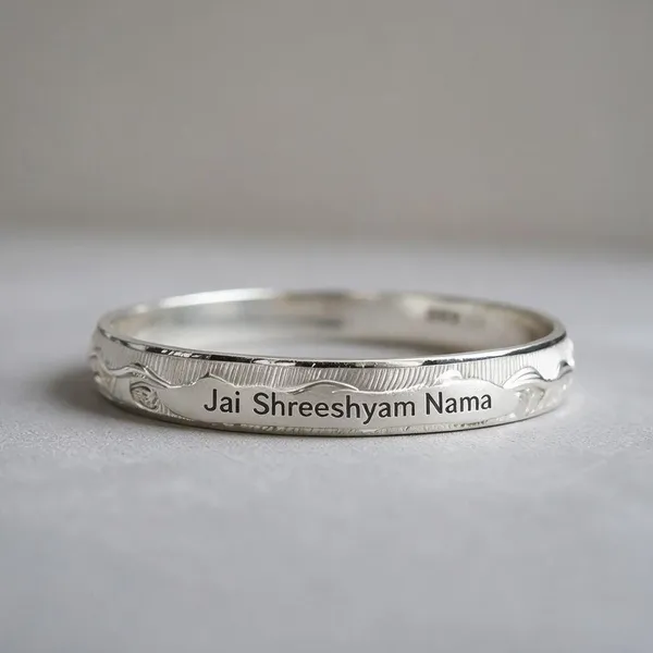 925_Sterling_Silver_Laser_Cut_Jai_Shree_Shyam_Nama_Kada_For_Men