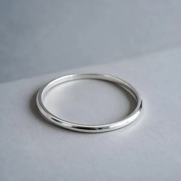 925_Sterling_Silver_Sleek_Punjabi_Kada_For_Men_&_Women