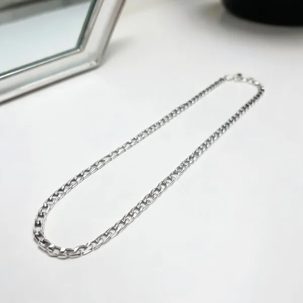 925_Sterling_Silver_Classic_Link_Chain_For_Men_&_Women