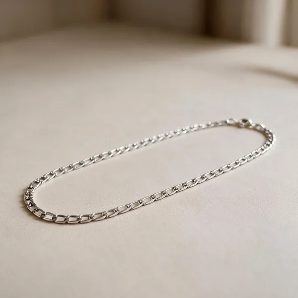 925_Sterling_Silver_Classic_Link_Chain_For_Men_&_Women