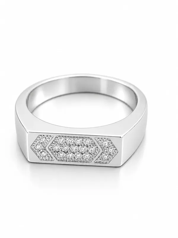 925_Sterling_Silver_Vanguard_Arrow_Ring_For_Men