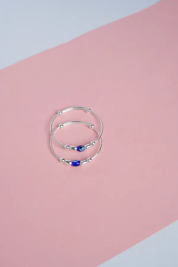 925_Sterling_Silver_Blue_Bead_Adjustable_Baby_Nazariya_Kada_Set_For_Kids