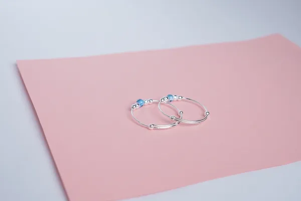 925_Sterling_Silver_Light_Blue_Bead_Baby_Nazariya_Kada_Set_For_Kids