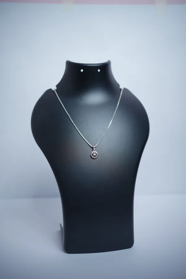 925_Sterling_Silver_Star_Crystal_Pendant_For_Women