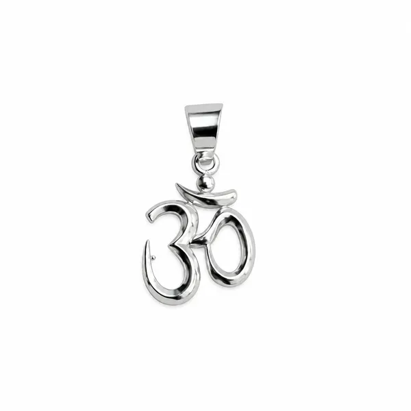 925_Sterling_Silver_Om_Pendant_For_Men_&_Women