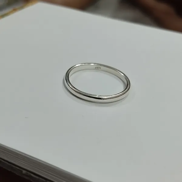 Silver_Tone_Plain_Ring_For_Women