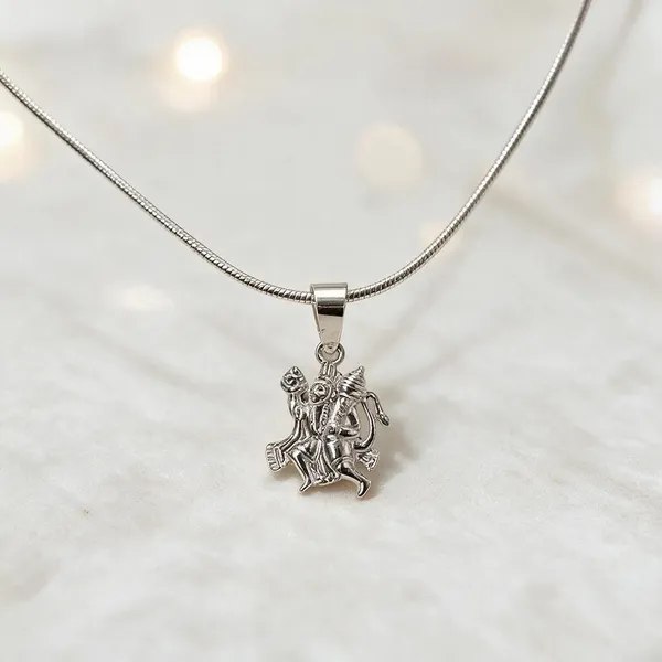 925_Sterling_Silver_Hanuman_Pendant_For_Men_&_Women