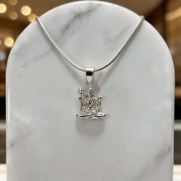 925_Sterling_Silver_Shiva_Pendant_For_Women