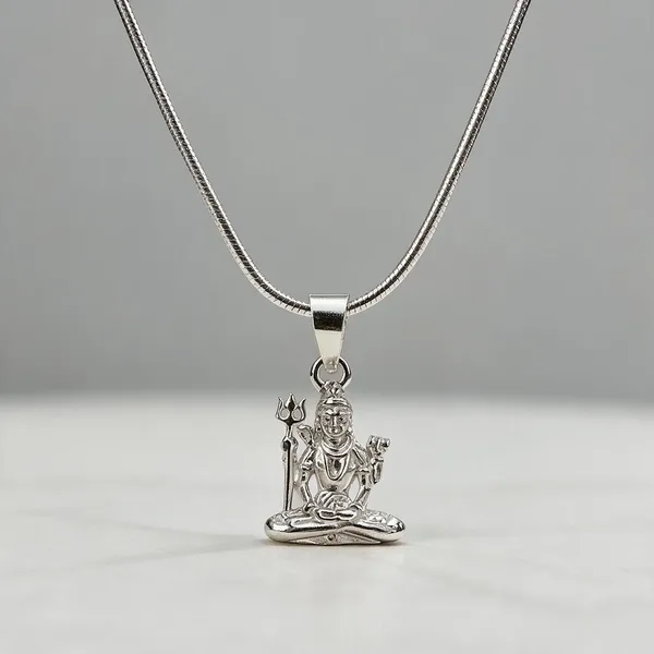 925_Sterling_Silver_Shiva_Pendant_For_Women