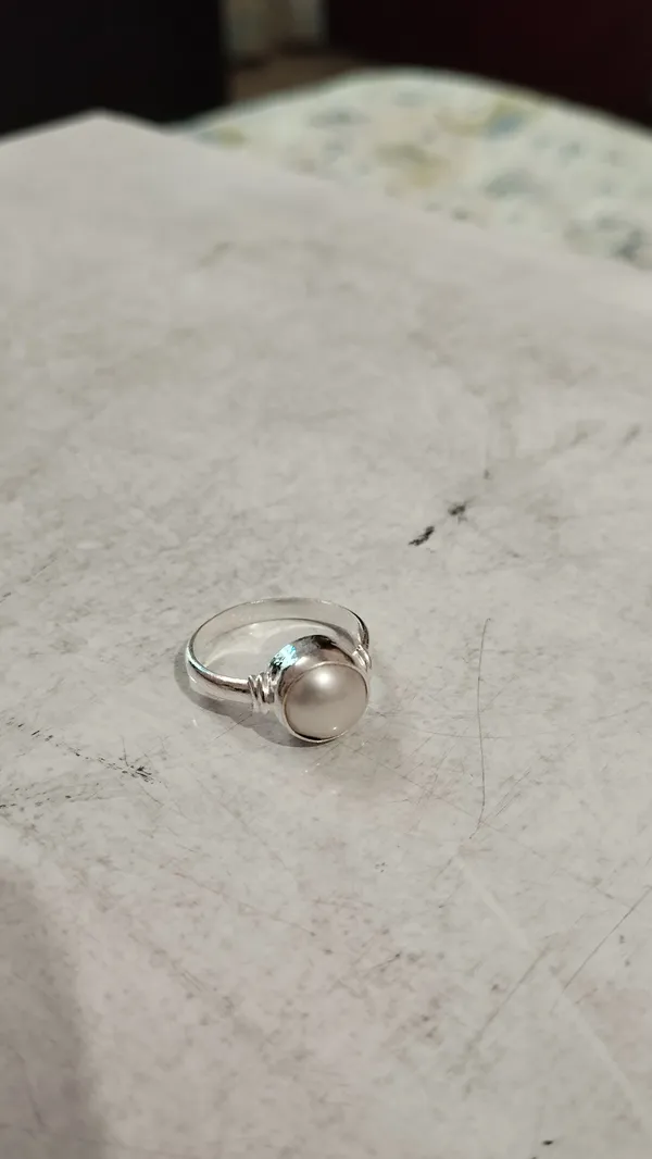 Silver_Tone_Plain_Ring_For_Women