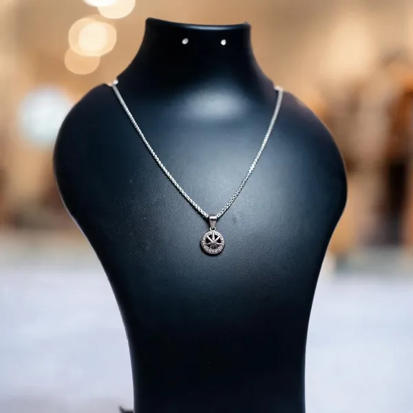 925_Sterling_Silver_Star_Crystal_Pendant_For_Women
