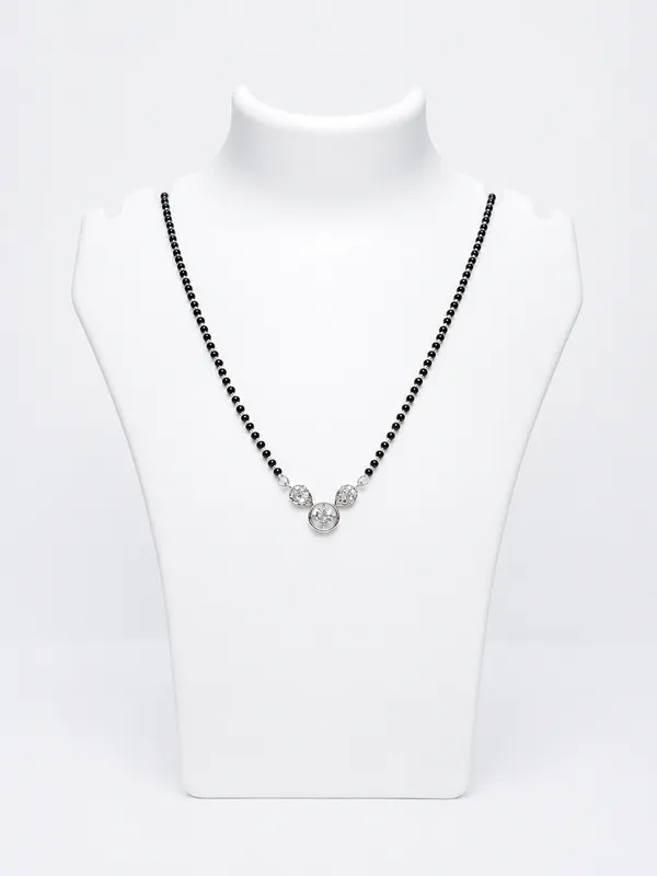 925_Sterling_Silver_Cz_Mangalsutra_Pendant_With_Black_Bead_Chain_For_Women
