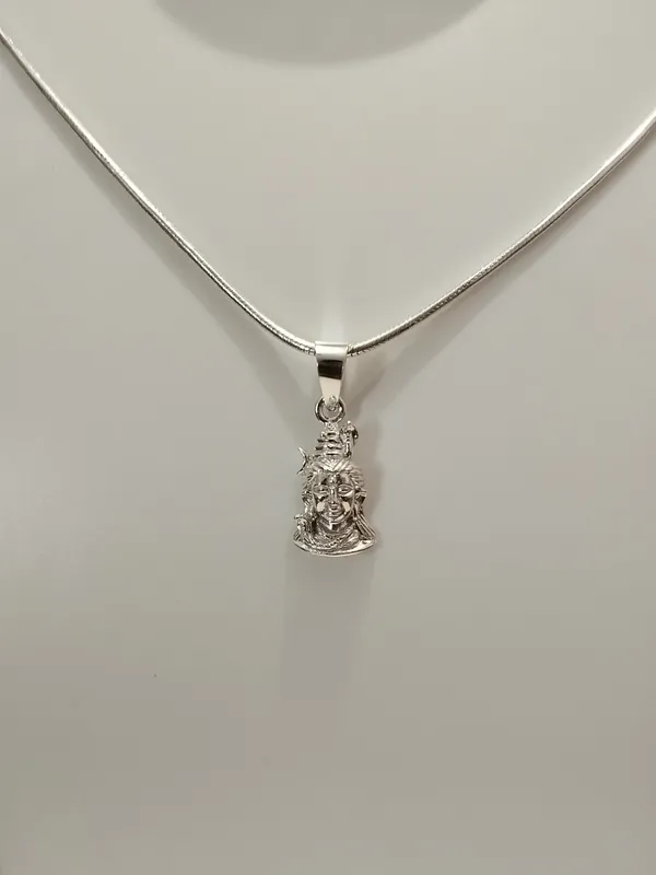 925_Sterling_Silver_Lord_Shiva_Face_Pendant_For_Men_&_Women