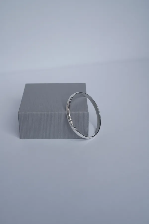 925_Sterling_Silver_Engraved_Pattern_Kada_For_Boys_&_Girls