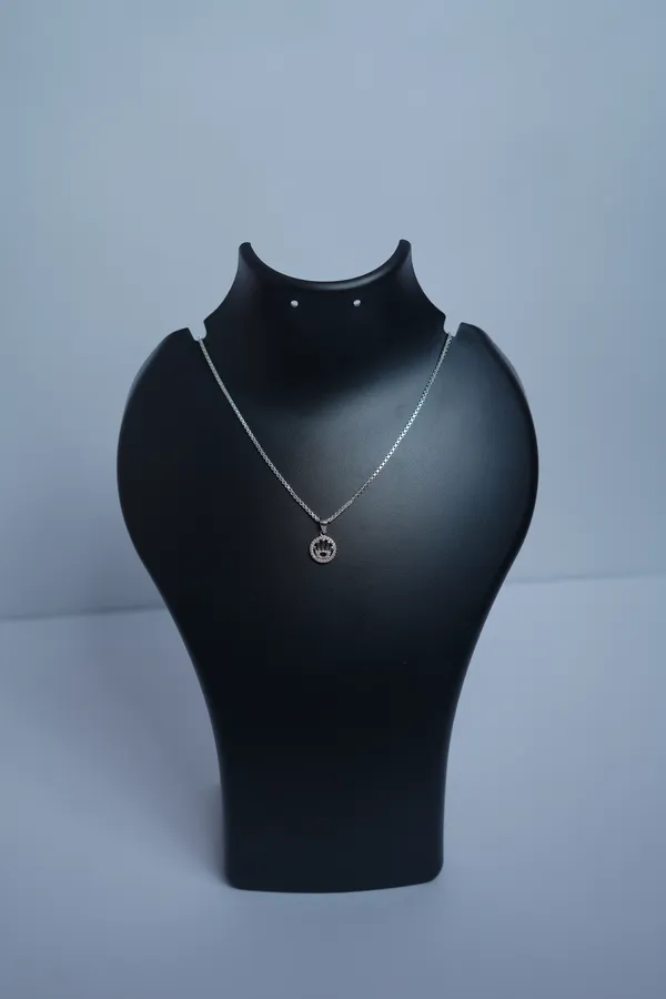 925_Sterling_Silver_Crystal_Crown_Pendant_For_Women