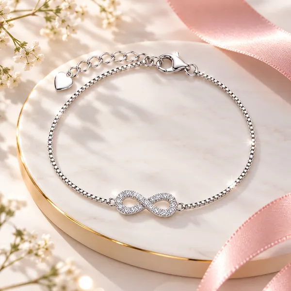 Silver_Tone_Infinity_Charm_Bracelet_For_Women