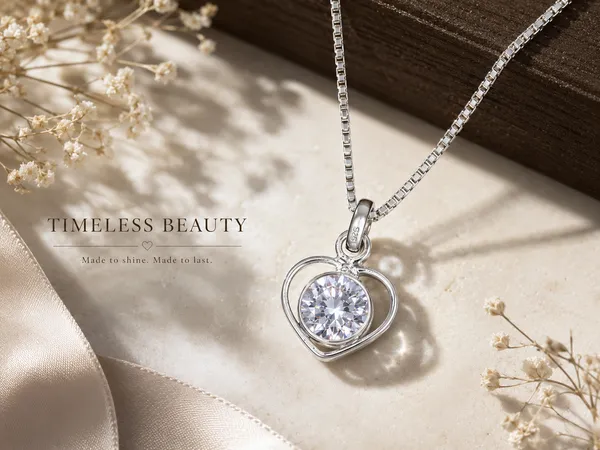 925_Sterling_Silver_Heart_Crystal_Charm_Pendant_For_Women