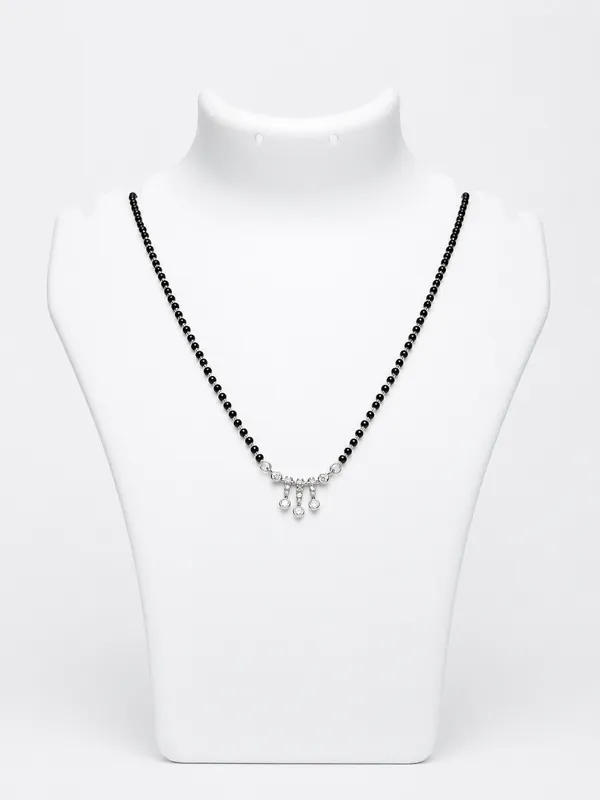 925_Sterling_Silver_Black_Beads_Mangalsutra_Pendant_For_Women