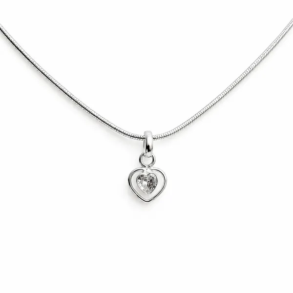 925_Sterling_Silver_Heart_Pendant_For_Women