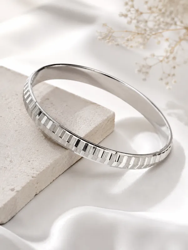 925_Sterling_Silver_Textured_Edge_Kada_For_Men