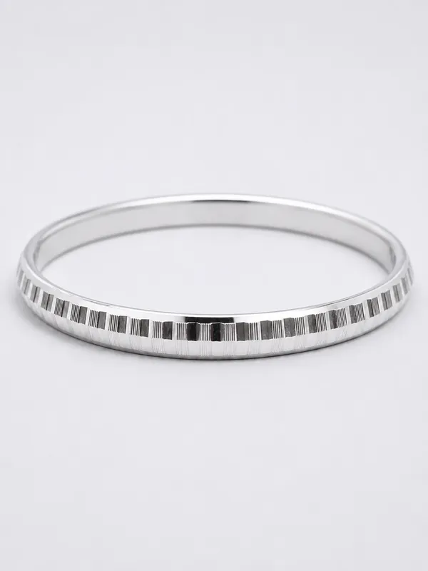 925_Sterling_Silver_Textured_Edge_Kada_For_Men