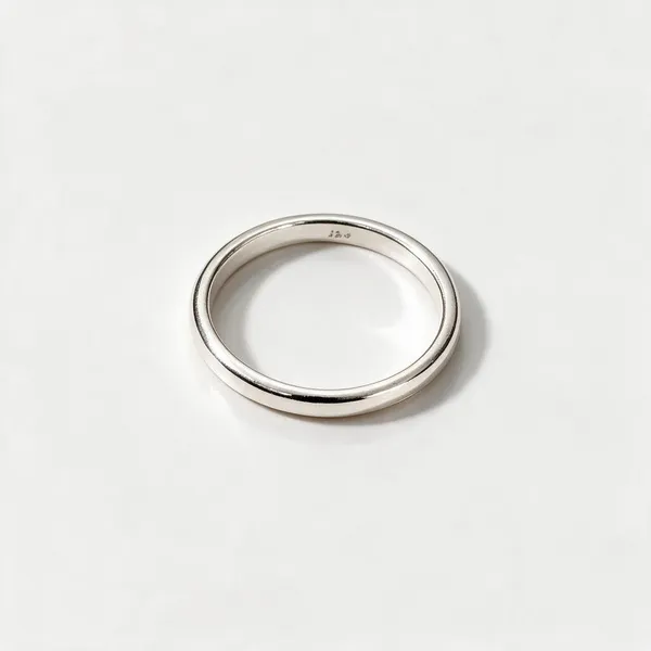 Silver_Tone_Plain_Ring_For_Women