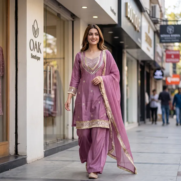 Mauve_Glass_Roman_Silk_Mirror_Work_Kurta_Palazzo_Set_With_Dupatta_For_Women