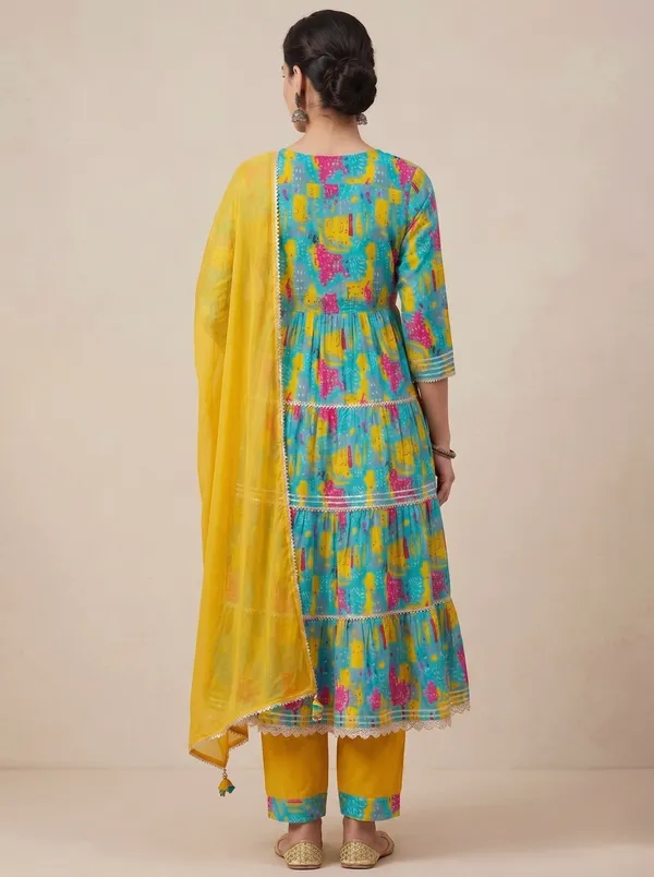 Multicolor_Cotton_Printed_Anarkali_Kurta_Set_With_Dupatta_For_Women
