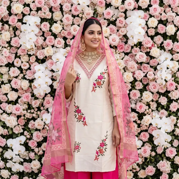 Cream_And_Pink_Glass_Roman_Silk_Emroided_Kurta_Palazzo_Set_With_Dupatta_For_Women