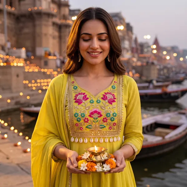Mint_Green_Cotton_Floral_Emroided_Anarkali_Kurta_Set_With_Dupatta_For_Women