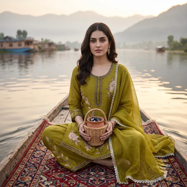 Olive_Georgette_Floral_Embroidered_Salwar_Suit_Set_With_Dupatta_For_Women
