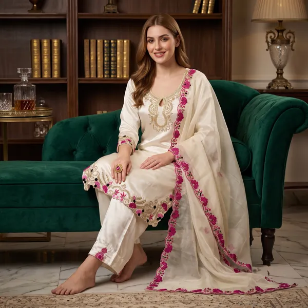 Cream_Glass_Roman_Silk_Emroided_Salwar_Suit_Set_With_Dupatta_For_Women