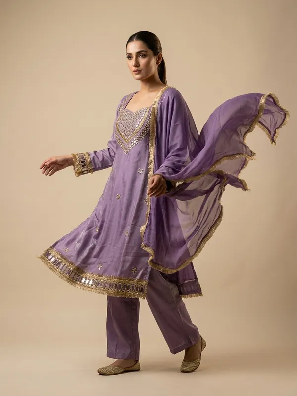 Purple_Roman_Silk_Mirror_Work_Kurta_Palazzo_Set_With_Dupatta_For_Women