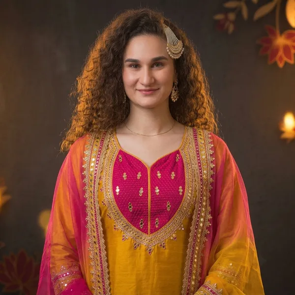 SAIVRITI's_Meher_FENDI_suit_set_with_Dupatta_|_SweatHeart_Neck_with_Mirror_work_|_M,L,XL,XXL