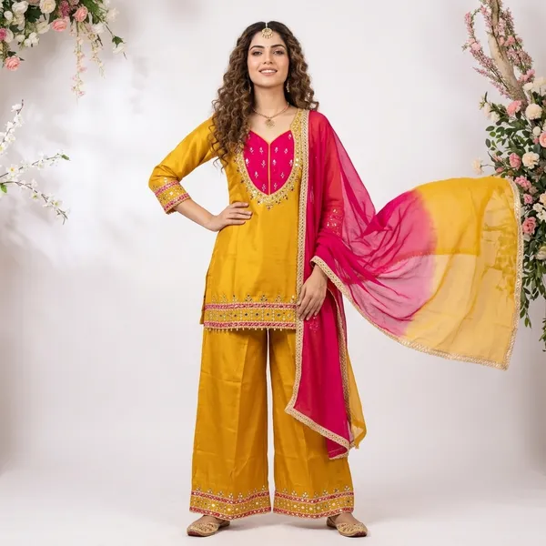 SAIVRITI's_Meher_FENDI_suit_set_with_Dupatta_|_SweatHeart_Neck_with_Mirror_work_|_M,L,XL,XXL