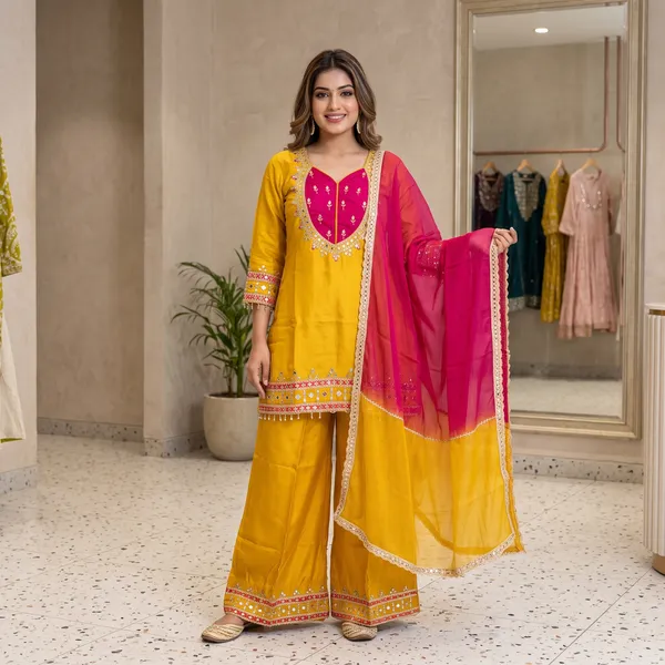 SAIVRITI's_Meher_FENDI_suit_set_with_Dupatta_|_SweatHeart_Neck_with_Mirror_work_|_M,L,XL,XXL