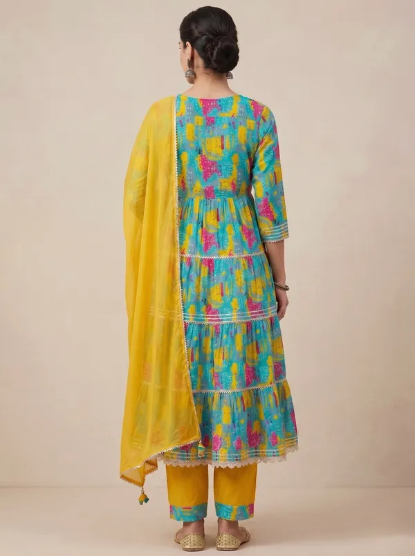Multicolor_Cotton_Printed_Anarkali_Kurta_Set_With_Dupatta_For_Women