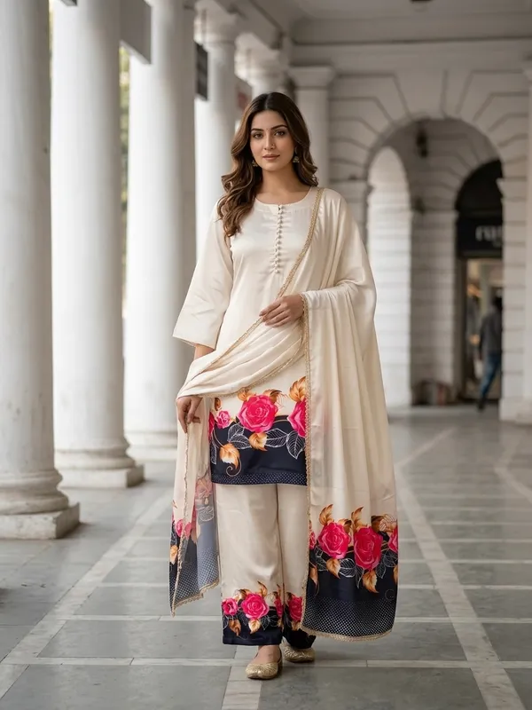 Cream_Silk_Digital_Print_Kurta_Palazzo_Set_With_Dupatta_For_Women