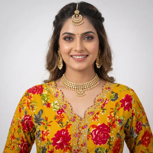 Mustard_Yellow_Rayon_Printed_Anarkali_Kurta_Set_With_Dupatta_For_Women