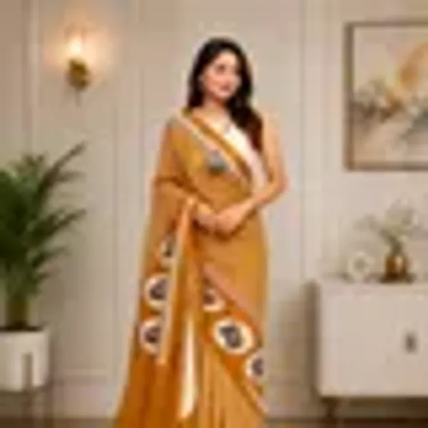 Purple_Japan_Satin_Saree_With_Unstitched_Blouse_For_Women