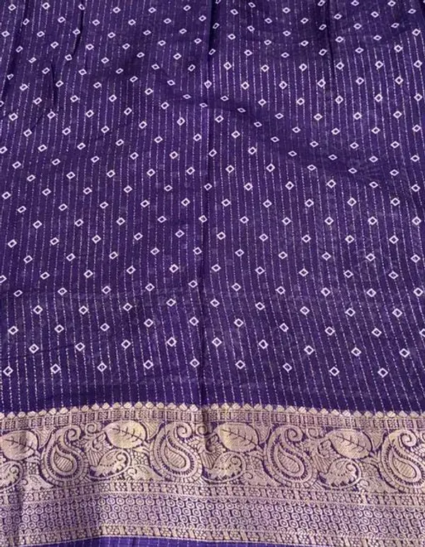 Lovender_Dola_Silk_Saree_With_Unstitched_Blouse_For_Women