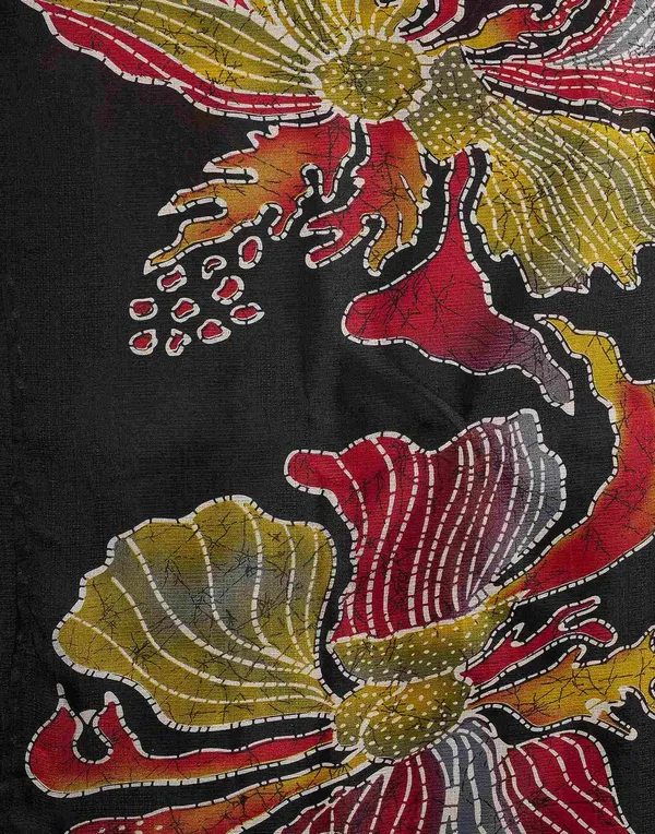 Black_Japan_Satin_Saree_With_Unstitched_Blouse_For_Women